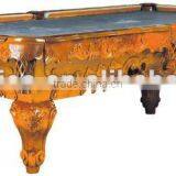 Hand Carved Classical Wooden Antique Pool Table,MOQ:1PCS(B68026) thumbnail-1