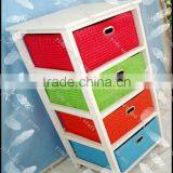 Hot Sale Solid Wooden Storage Cabinet With 4 Drawers, Look Agents All Over the World thumbnail-1