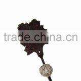 Metal Decorative FLOWER Hook With Ceramic Knob, Home Decoration Hook, Metal Wall Art Hook, European Style Hook, Vintage Hook thumbnail-1