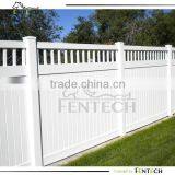 Practical High Technology Professional Closed PVC Privacy Fence