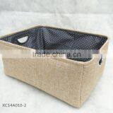 Fashion Cloth Storage Basket With Polyester Lining thumbnail-2