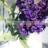 Home Garden Decorative Wedding 50cm Height Artificial Plastic Flower Bronze Bushing 10 Head Lavender EMG11 21W10 thumbnail-3