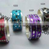 Napkin Rings,Colourful Napkin Rings,Wooden Napkin Rings,HandPainted Napkin Rings,Metal Napkin Rings,Glass Beaded Napkin Rings thumbnail-2