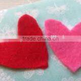 2017 Hot New Products Website China Supplier Wedding Promotional Gift Felt Fabirc Charm Decorative Heart Shape Pendant thumbnail-1