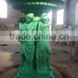 Large Garden Water Fountain Decoration Metal Craft Bronze Fountain Sculpture thumbnail-4