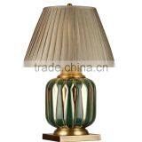 BISINI Luxury Decorative Olive Green Gilding Ceramic Table Lamp thumbnail-1