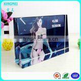 Custom Crystal Clear Acrylic Lucite Fashion Sex High Heel Girl Pictures Photo Frame thumbnail-1