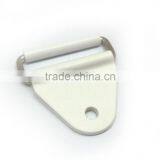 1" White Chafe With Rectangle Metal Loop & PP Roller, Plastic Chafe With Metal Loop and Roller, POM thumbnail-2