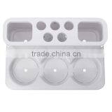 Plastic Tooth Brushes Organizer , Bathroom Storage Rack , Toothbrush Toothpaste Stand Holder , thumbnail-5