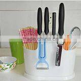 Non-toxic Plastic Kitchen Utensils /tool Holder Flatware Organizer , Tableware Tool Storage Rack thumbnail-3