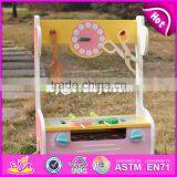 New Design Preschool Kids Play Kitchen Toys Wooden Toy Bbq Set W10C302 thumbnail-2