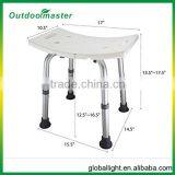 Bathtub Adjustable Shower Chair Seat Bench thumbnail-3