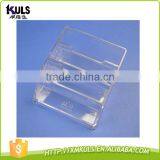Three Layers Transparent Plastic Business Card Case thumbnail-1