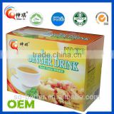 FDA certification red suger ginger tea , instant honey ginger tea, China manufacture lemon ginger tea