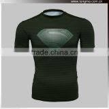 Superman Best Selling Men's Custom Compression Sports T Shirt thumbnail-2