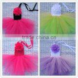 Ballet Tutus for Sale/ Crochet Top Tutus With Flower/girls Pettiskirt Dress Wholesale thumbnail-5