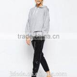 Oversized Pullover Blank Hoodie Sweatshirts for Women thumbnail-2