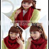 New Winter Girls Lady Fashion Winter Neck Scarf Knitting Factory in Hangzhou thumbnail-3