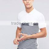 China Fashion Clothing Manufacturer Summer Casual 180g 100% Cotton Short Sleeve Stripe Mens China Cheap Shirt thumbnail-5