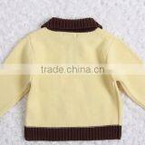 Trim Contrast Color Knitwear Modern Poloshirt Collar Sweater Pullover thumbnail-4
