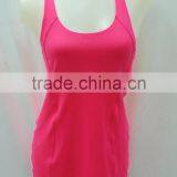 Oem Service Pure Color Fitting Lady's Singlet / Tank Tops Sexy Fashion Yoga Singlet thumbnail-1