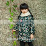 2016 Hot Wholesale Frozen Frocks Decorated With Flowers Beautiful Winter Dress for Girls thumbnail-1