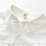 S33564W Girls White Shirts 2017 Girl Lace Princess Blouse thumbnail-5