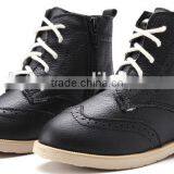 Winter Kids Shoes Safety Soft Sole Leather Kids Boots thumbnail-4