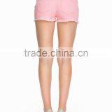 Latest Fashion Design Stone Washed Shorts Women/sexy Denim Shorts With Trim thumbnail-2