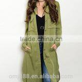 Custom Women's Pocket Accent Cargo Duster Jacket thumbnail-1