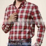 Fashion Shirt Men Shirt 100% Cotton Plaid Shirt thumbnail-2