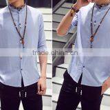 7 Minutes of Sleeve Shirt Linen Men With Short Sleeves thumbnail-2