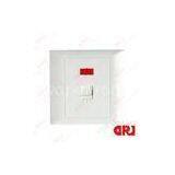 Network Single Port With Shutter 86*86 Rj45 Faceplate for Cat5e