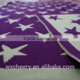 Soft Jacquard Knitted Baby Throw Blanket thumbnail-1