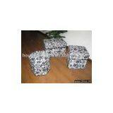 Foldable Storage Ottoman thumbnail-1