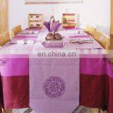 Wrapped Pink Edge Linen Napkins