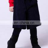 T-GP003 Winter Girls Striped Short Casual Loose Wide Leg Pants thumbnail-2