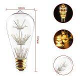 Vintage Light Bulb ST64 3W Edison LED Bulb 250LM Repalce 25W Incandescent Lamp thumbnail-1