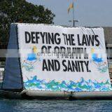 Durable 0.9mm PVC Tarpaulin Advertising Inflatables Outdoor Blow Up Billboard With Custom Banner thumbnail-6