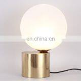 Factory Direct Gold Metal Glass LED Table Lamp Chinese Table Lamps thumbnail-3