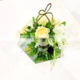 Glass Mirror Tray for Wedding Table Centerpiece Decoration thumbnail-1