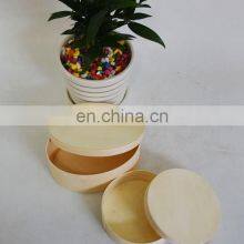 Candle or Cigar Packing Bark Wooden Box thumbnail-3