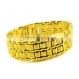 TM-2056 Fashion and High-quality Hot Sale Stainless Steel Iron Led Watch thumbnail-1