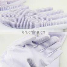 Kitchen 1 Pair Household Gloves, Silicone Dish Cleaning Gloves, Dishwashing Gloves thumbnail-4