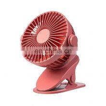 Hot Sale Mini Portable Rechargeable 360 Degree Adjustable Desktop Clip Fan With 1200mAh thumbnail-3