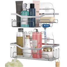 Shower Caddy with 11 Hooks Bathroom Storage & Organisation with Razor Holder Soap Dish