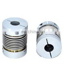 Metal Bellows Clamp Type Spring Flexible Shaft Coupling For Step Motor thumbnail-2