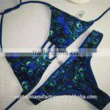 Bikni 2016 New Fashion Women Sexy Reversible Push Up Swimwear Print Bathing Suit Bra Swimsuit Quality Choice thumbnail-4