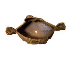 Antique Style Garden Planter Antique Brown Cast Metal Flower Pot Planter thumbnail-5