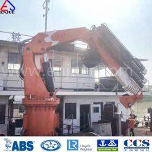 Factory Wholesale 8 Ton Hydraulic Folding Arm Marine Crane CE Certification Ship Knuckle Boom Marine Deck Crane thumbnail-1